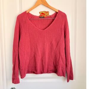 Susanne Bommer 100% Cashmere Knitwear V Neck Sweater Size 36